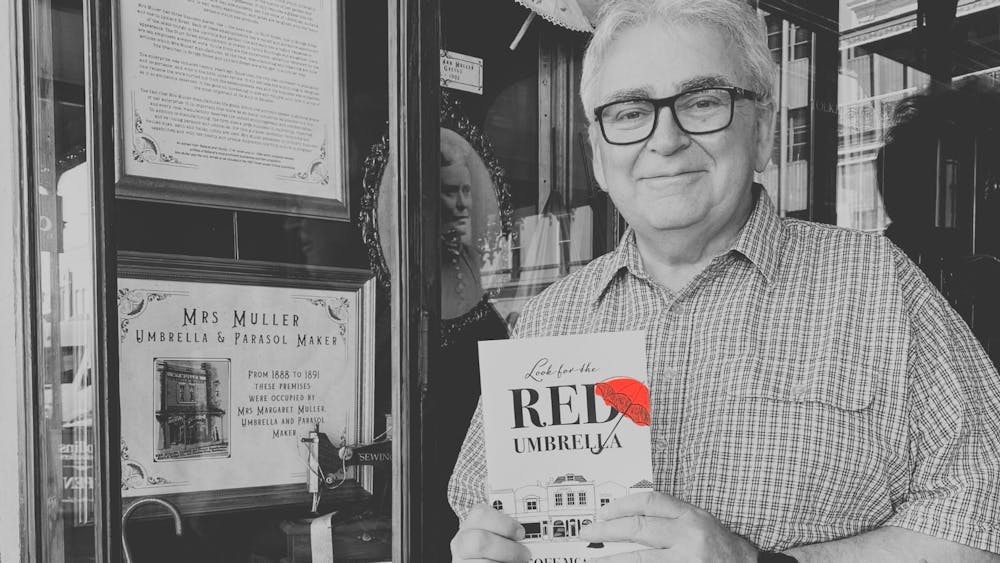 Look for the Red Umbrella – In Conversation with Geoff McArthur at Collins Booksellers on Lydiard image